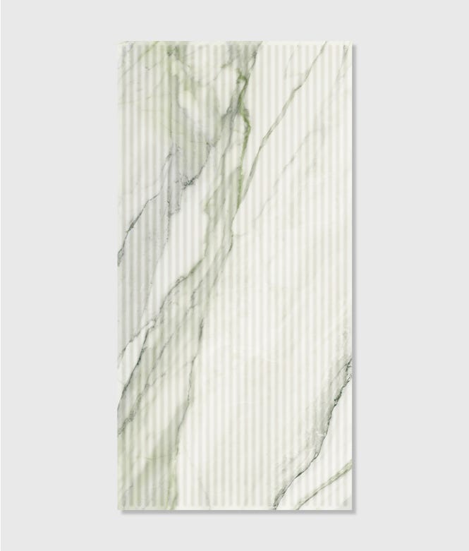 Palm Springs Porcelain Cerulean Fluted