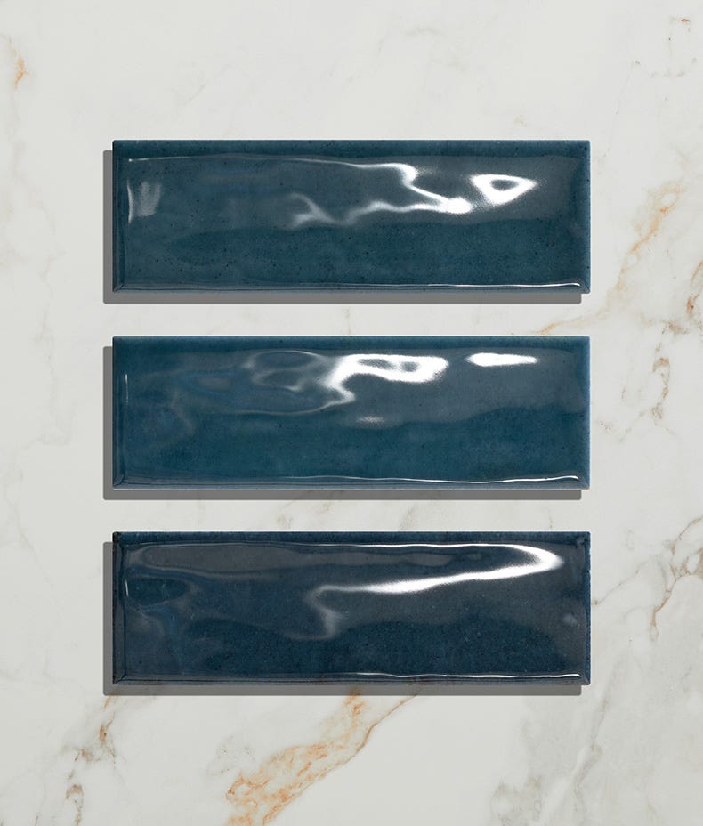 Petite Porcelain Blue Gloss Finish