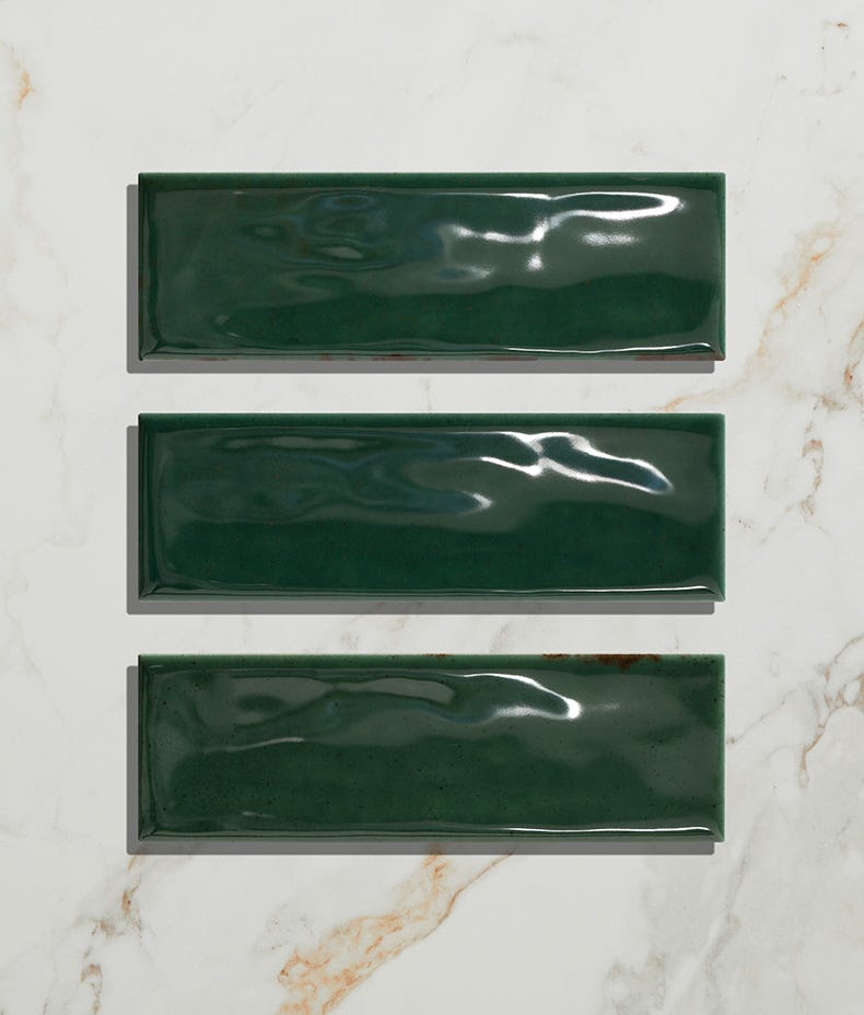 Petite Porcelain Green