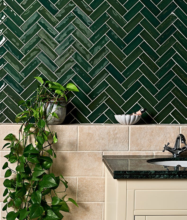 Petite Porcelain Green