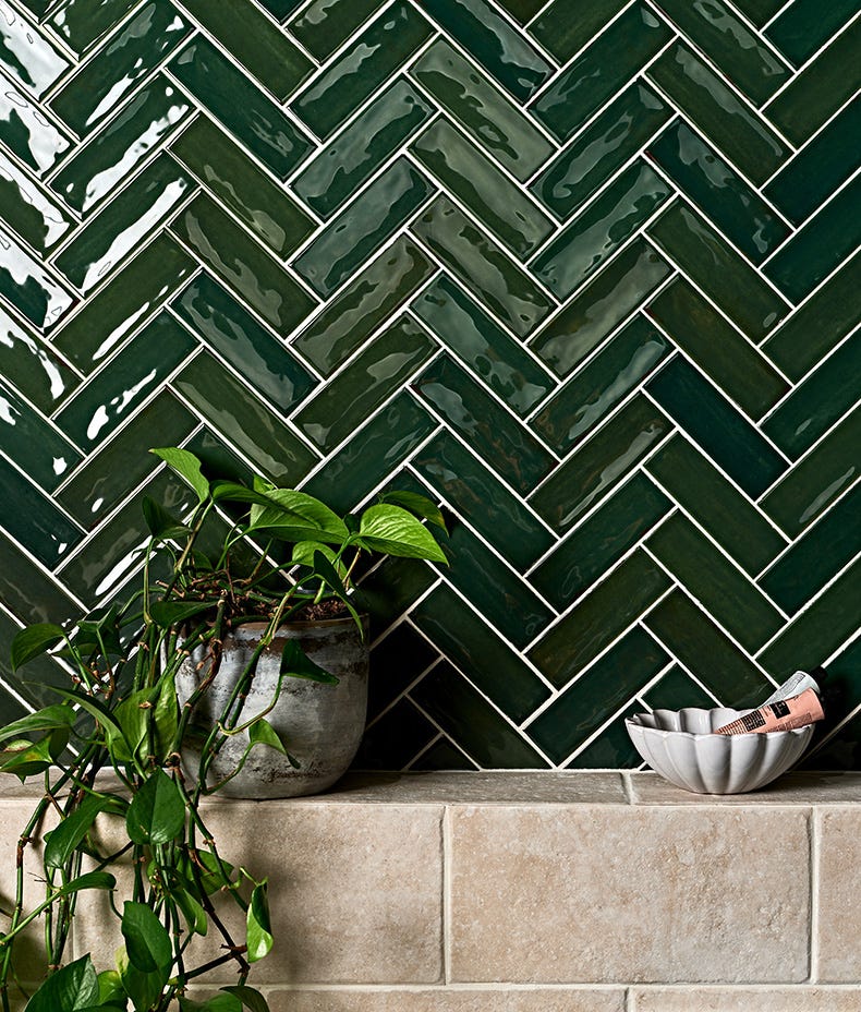 Petite Porcelain Green