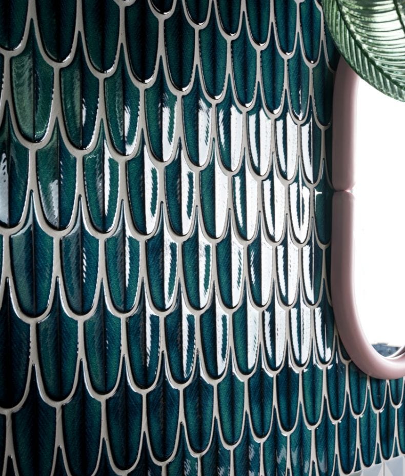 Preen Porcelain Mosaic Verdigris