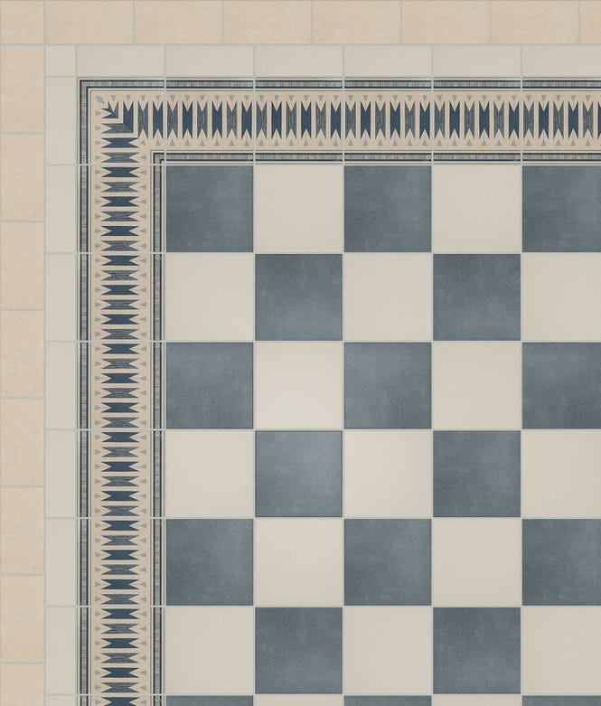 Aventuras Porcelain Navy Field Tile