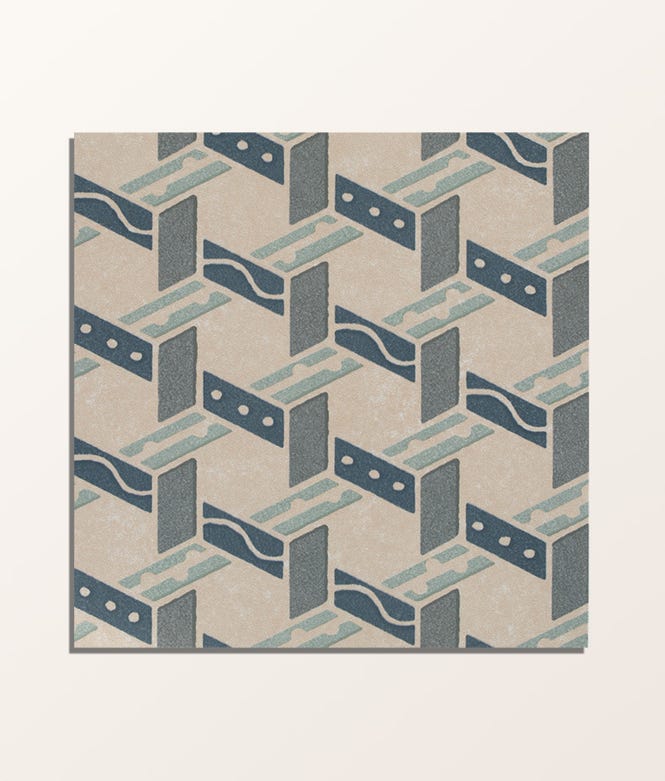 Aventuras Porcelain Malla Blue