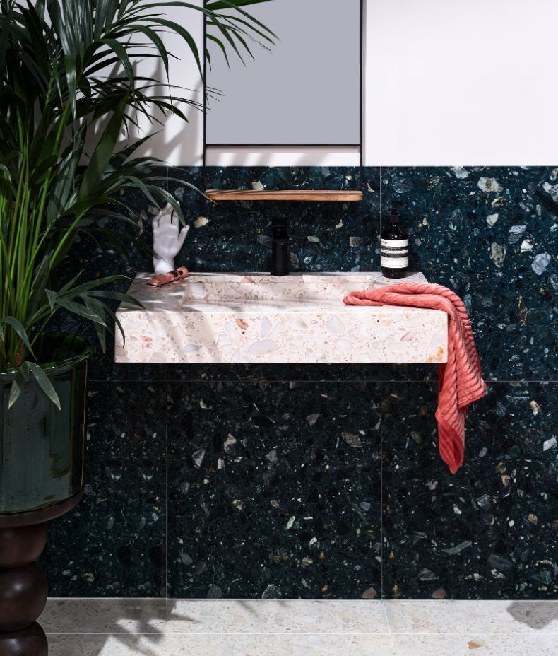 Rialto Terrazzo Foscari Honed Finish