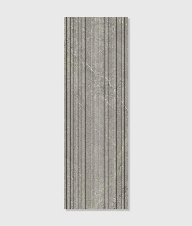 PORTARE Riverside Wall Linear Gris Satin Finish
