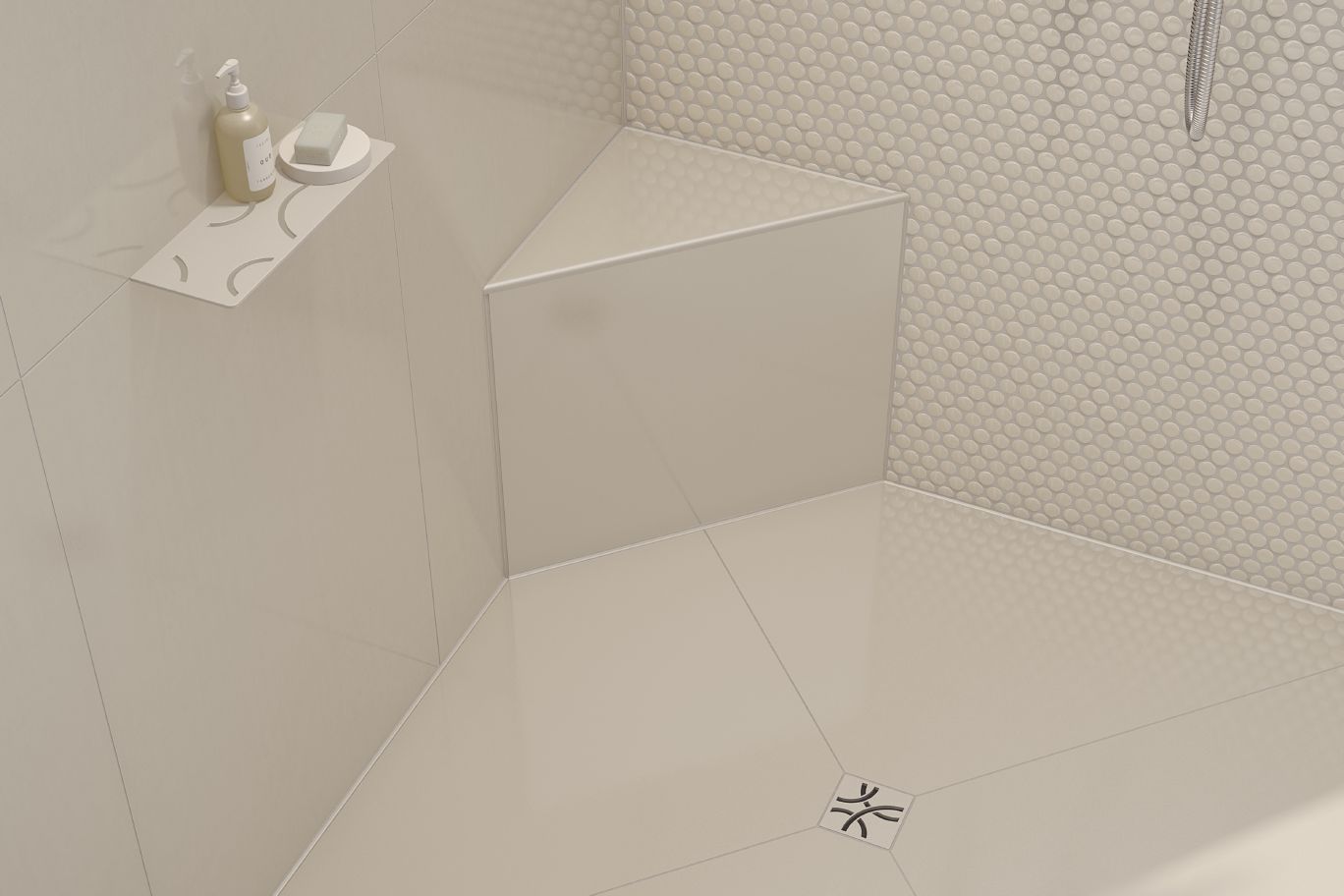 Schluter Shelf W S1 Curve Design