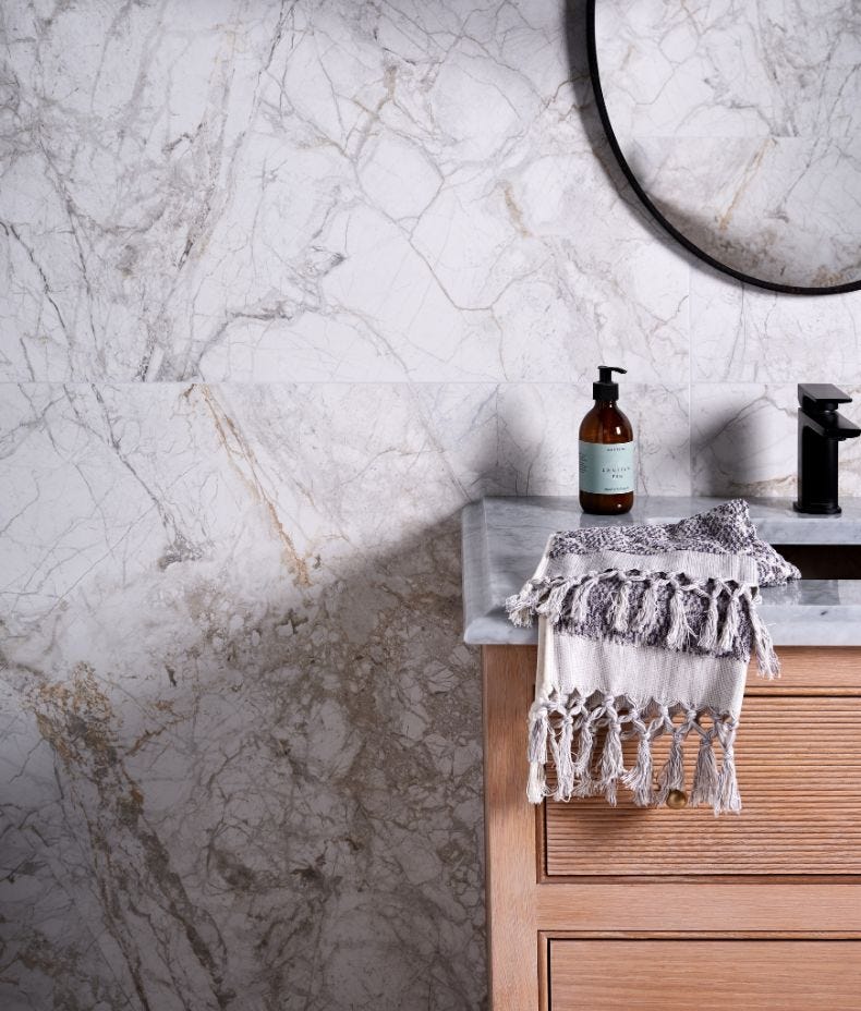 Sculpture Grande Porcelain Invisible Blue