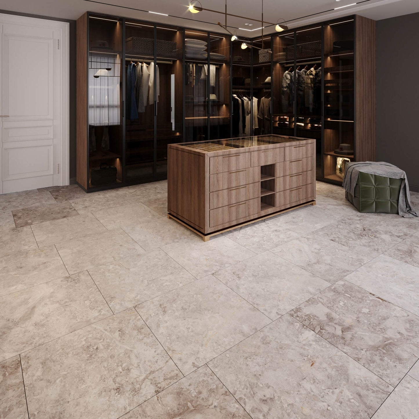 Silver Light Honed Marble