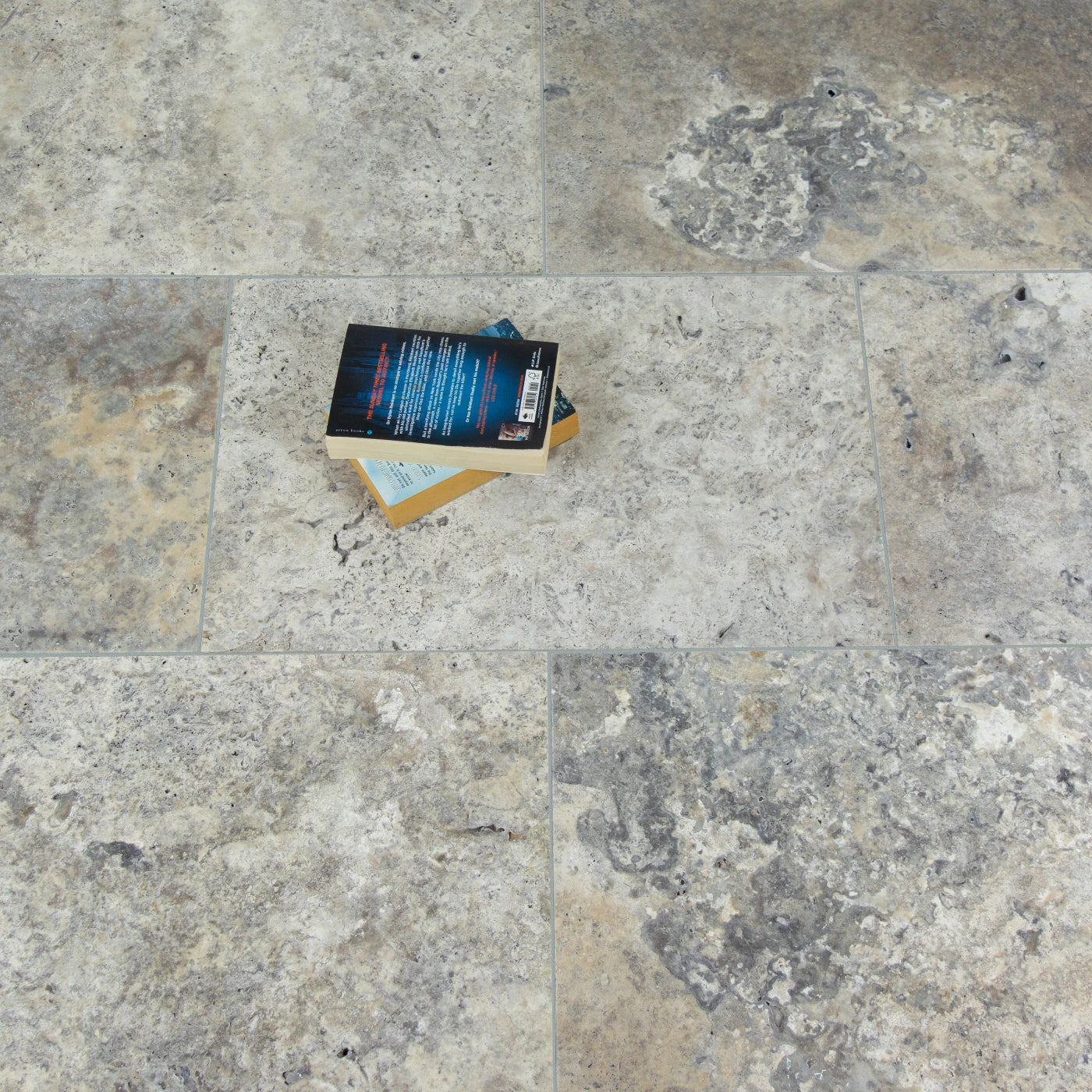 Silver Tumbled Travertine