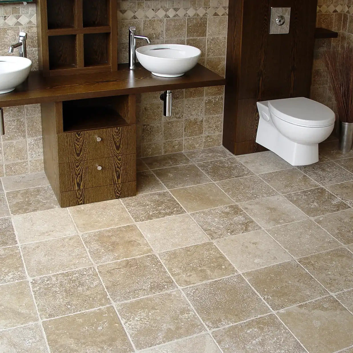 Siva Noce Tumbled Travertine