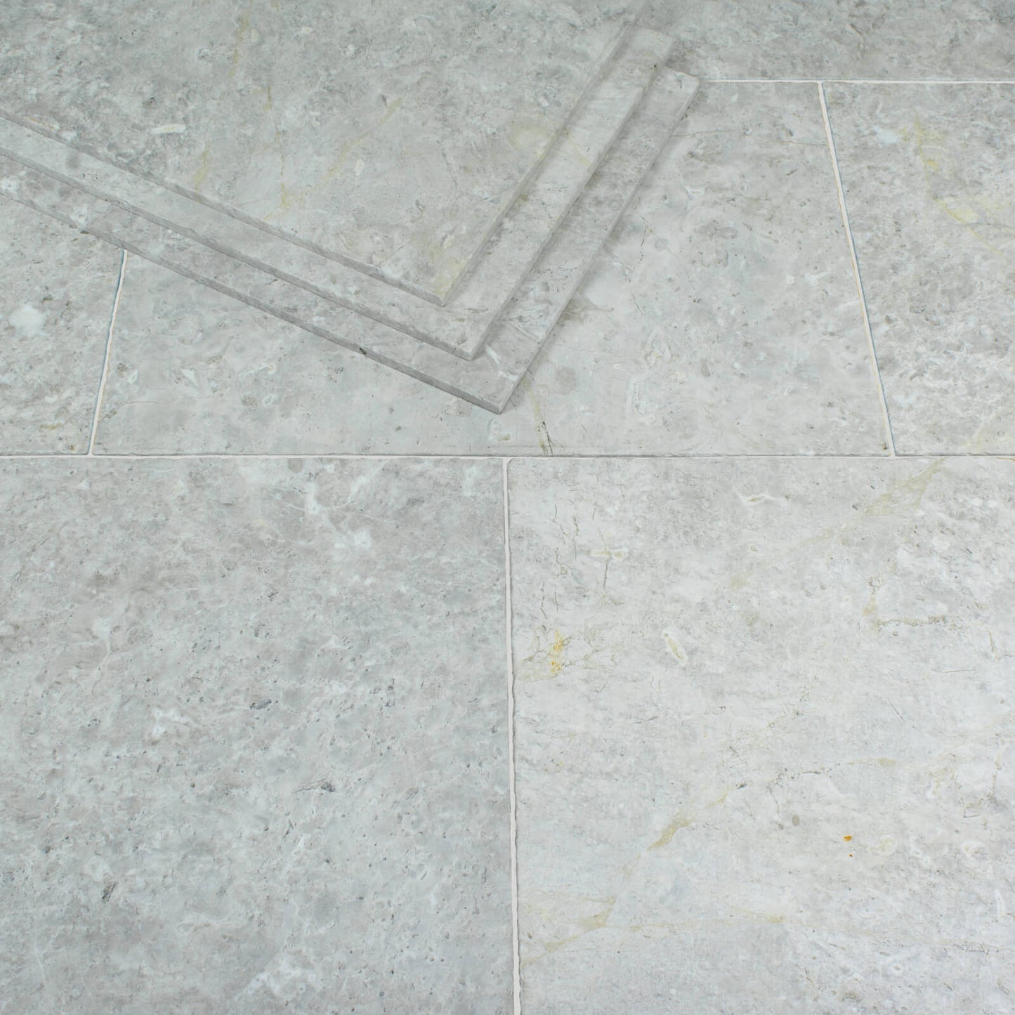 Sky Grey Tumbled Marble