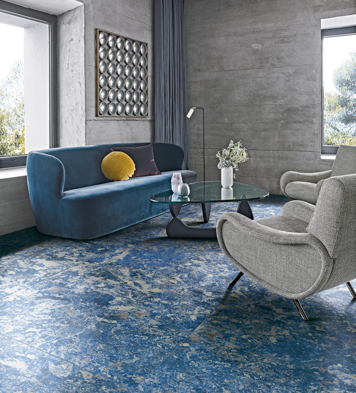 Pietre Sodalite Bleu (Glossy)