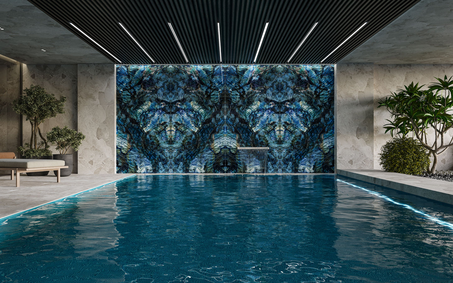 Marmi Level Labradorite Bookmatched (Full Lappato)