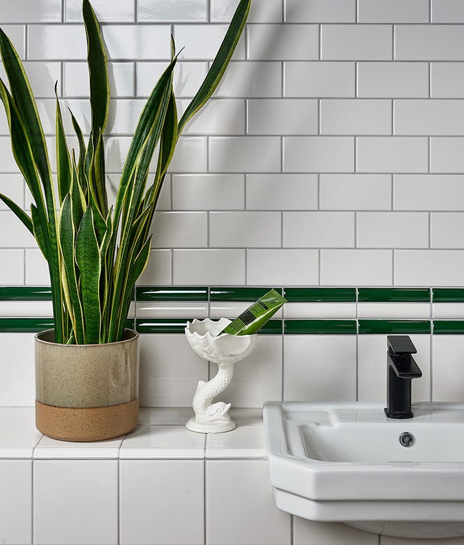 Victorian Style Wall Cotton White Metro Gloss Finish