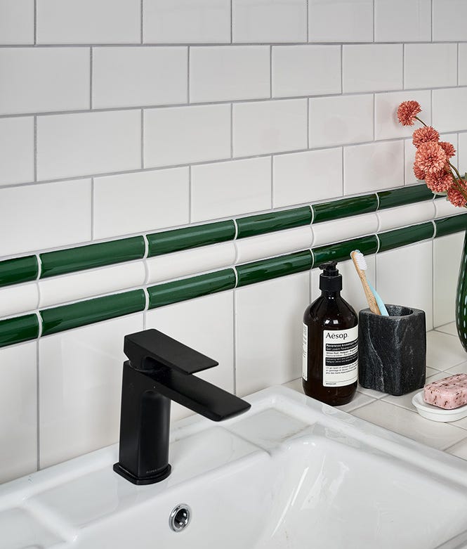 Victorian Style Wall Cotton White Metro Gloss Finish