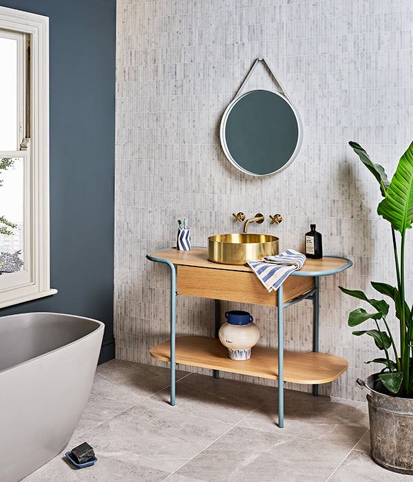 Long Island Bamboo Marble mosaic Honed Finish