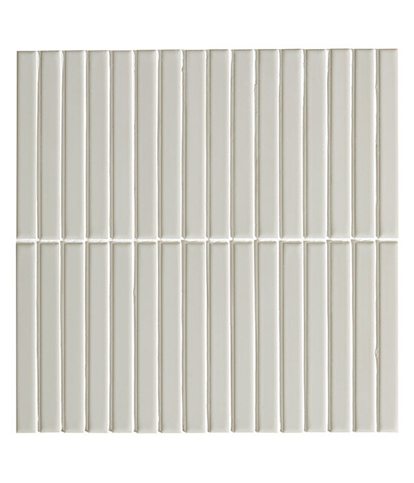 Candy Cane Porcelain Mosaic Vanilla