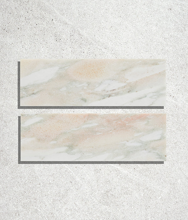 East Java Flamingo Marble Brick Honed Finish