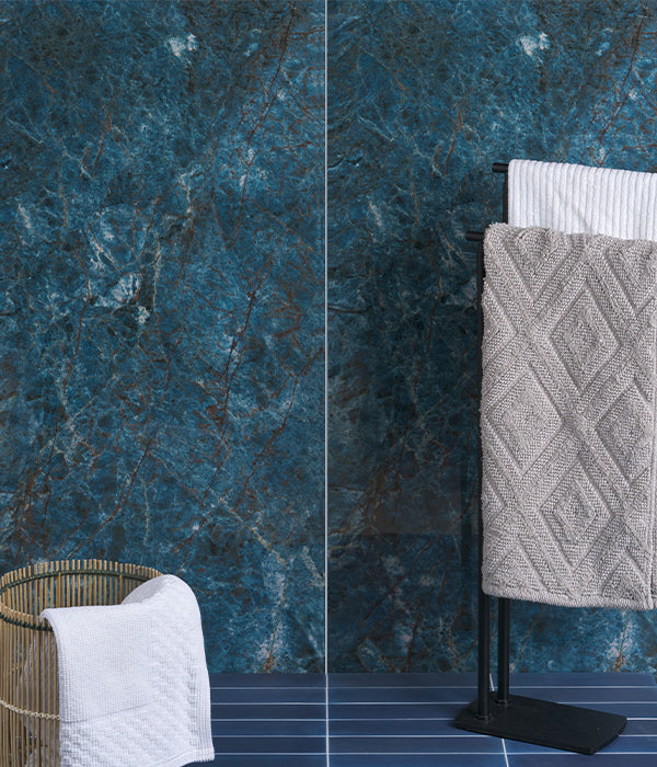 Marble Luxe Porcelain Azzurro