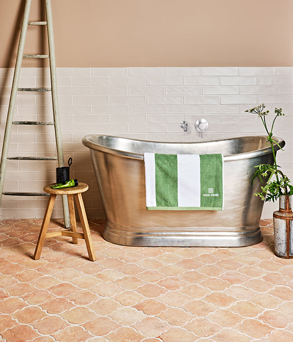 Marlborough Arabesque Terracotta Handmade Finish