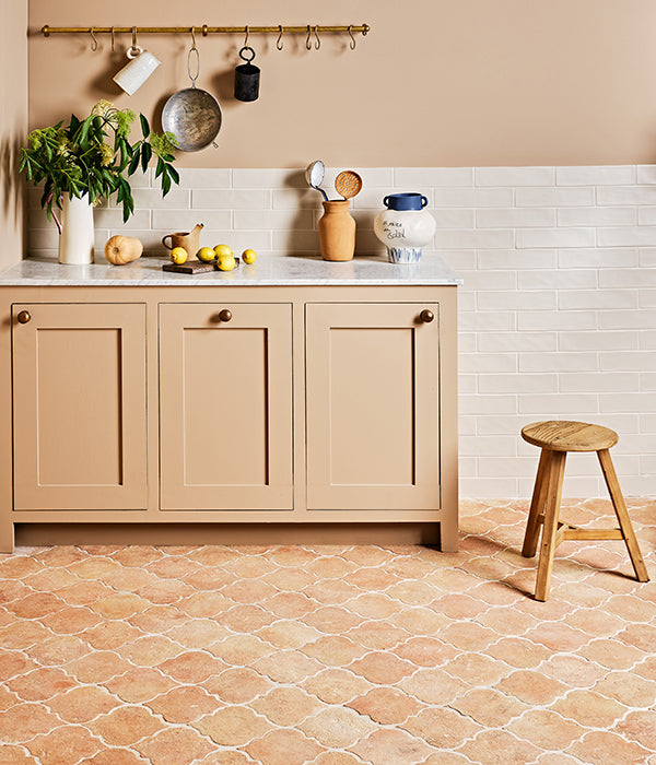 Marlborough Arabesque Terracotta Handmade Finish