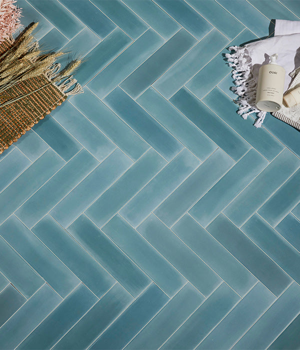 Medina Brick Porcelain Aqua