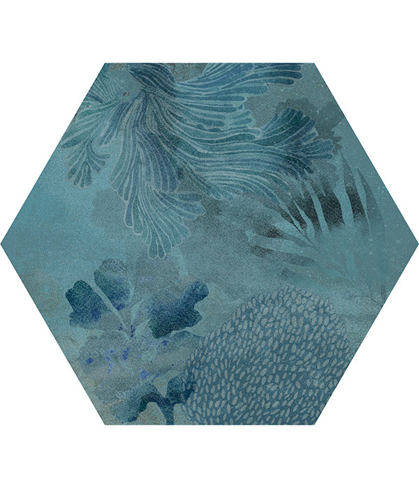 Mermaid’s Garden Porcelain Hexagon