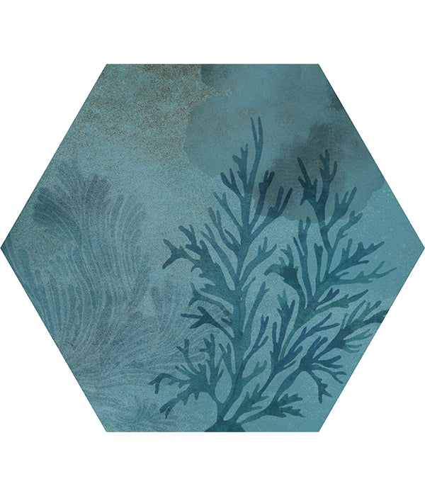 Mermaid’s Garden Porcelain Hexagon