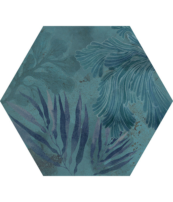 Mermaid’s Garden Porcelain Hexagon