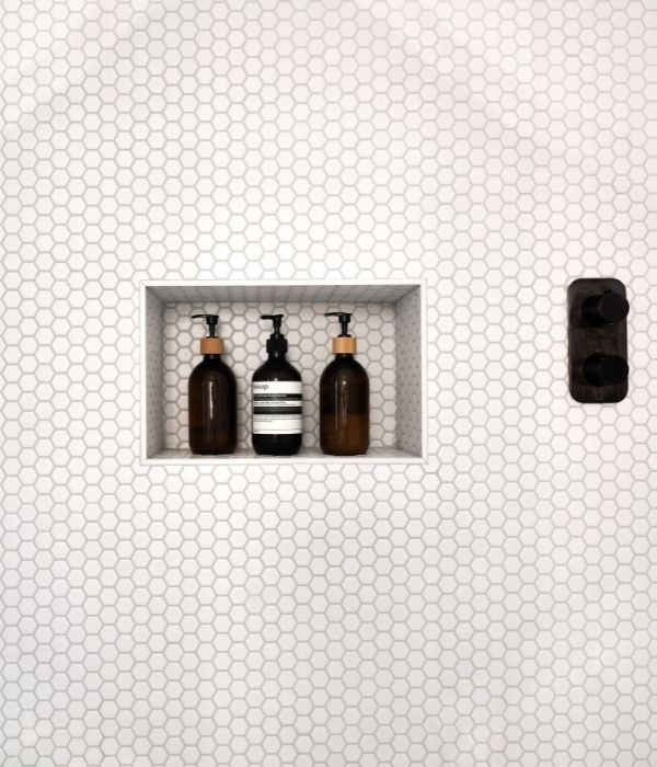 Mono Hex Porcelain Blanc