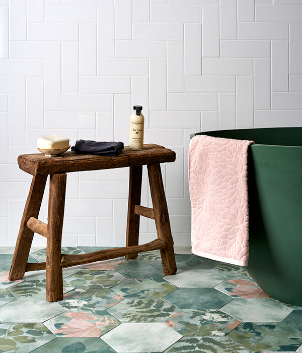 Woodland Glade Porcelain Melange Green