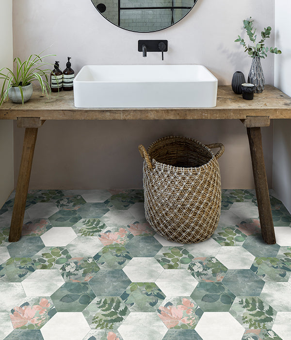 Woodland Glade Porcelain Melange Green