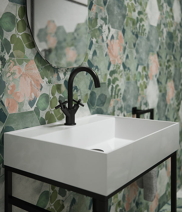 Woodland Glade Porcelain Melange Green