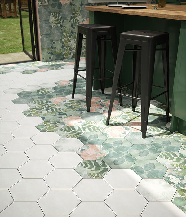 Woodland Glade Porcelain Melange Green