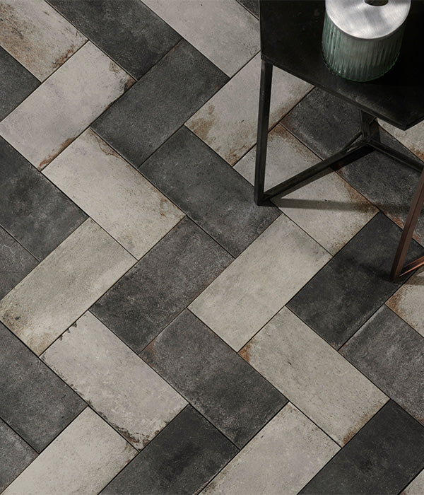 Osterley Porcelain Textured Brick Black