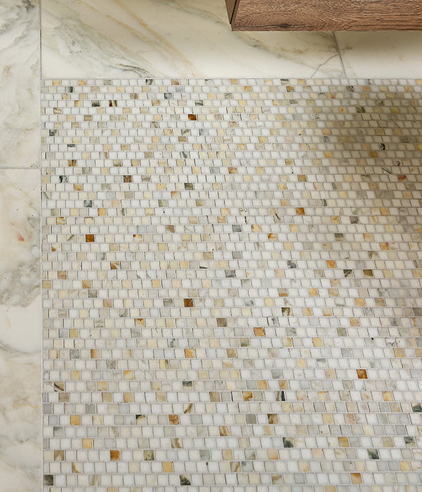 Palazzo Oro Brickbond Square Marble Honed Finish