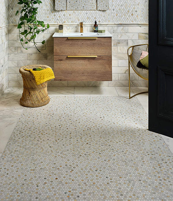 Palazzo Oro Brickbond Square Marble Honed Finish