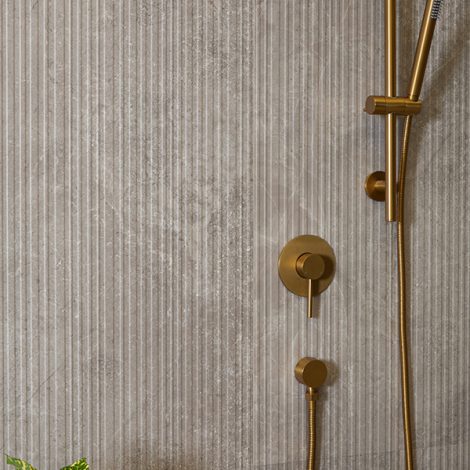 PORTARE Riverside Wall Linear Gris Satin Finish