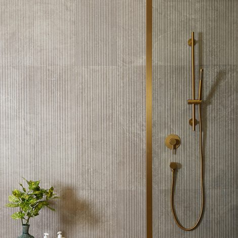 PORTARE Riverside Wall Linear Gris Satin Finish