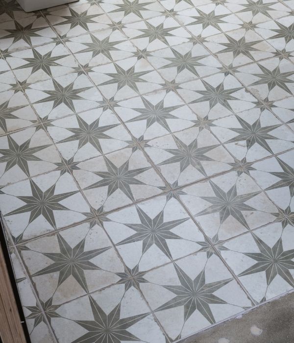 Spitalfields Ceramic Retro Star Sage