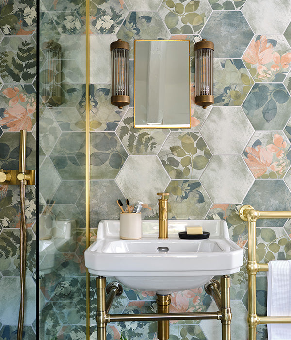 Woodland Glade Porcelain Melange Green