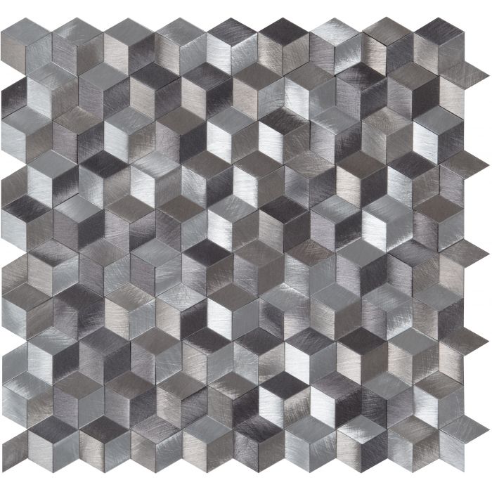 Astral Silver Aluminium Mosaic