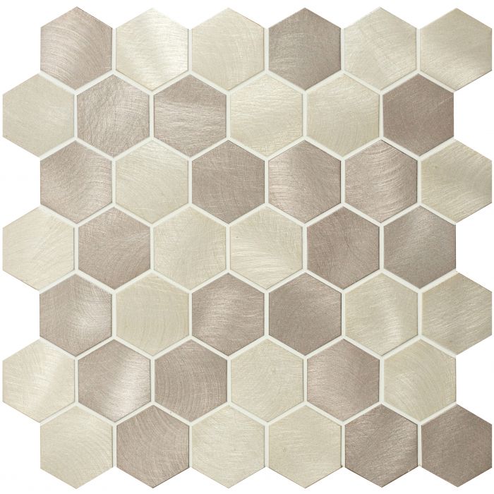 Telesto Beige Mix Hexagon Mosaic