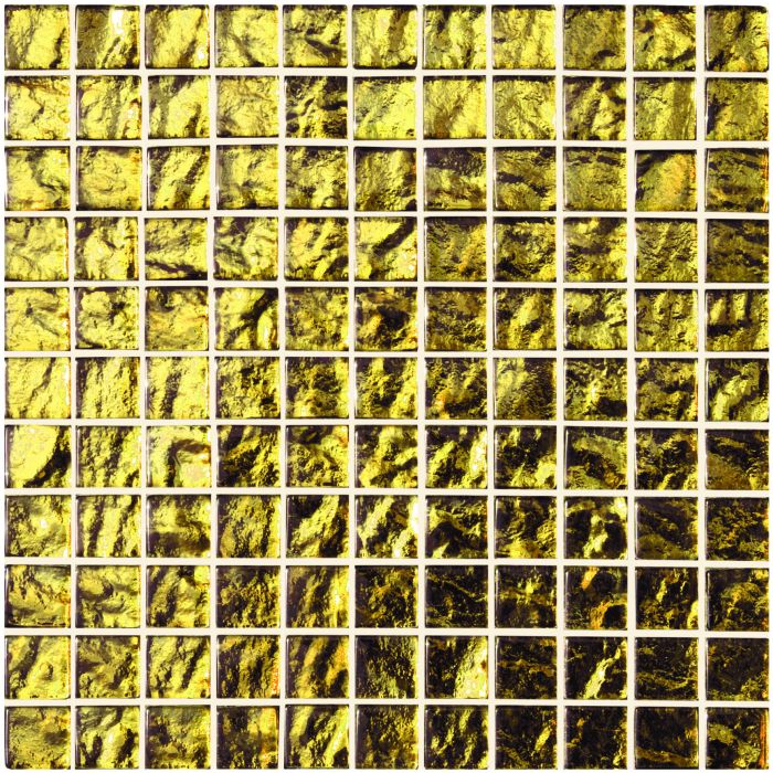Byzantium Gem Gold Rush Glass Mosaic