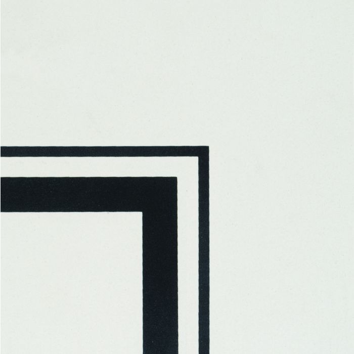 Cavendish External Corner Black on Dover White