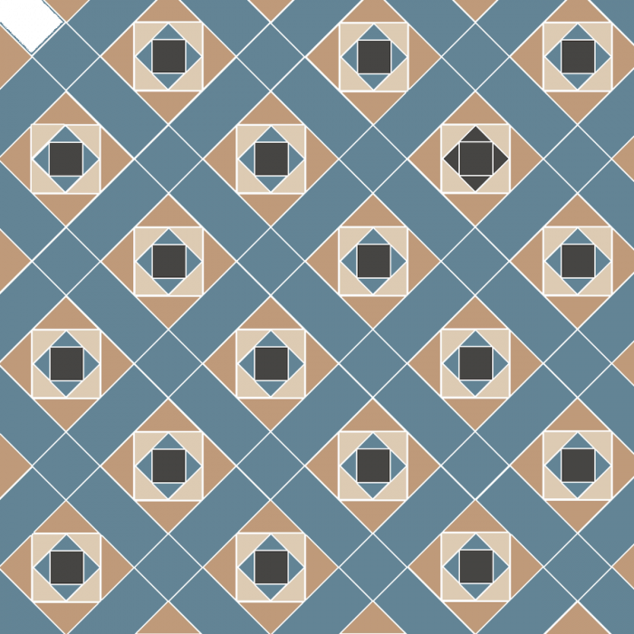 Conway - Black, Blue, Buff & White