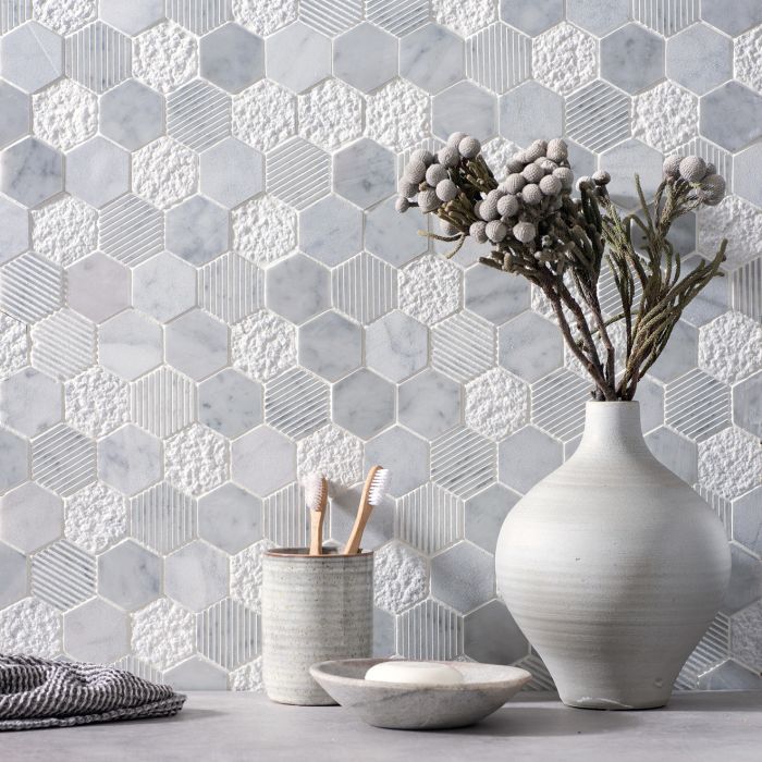 Cirrus Small Stone Hexagon