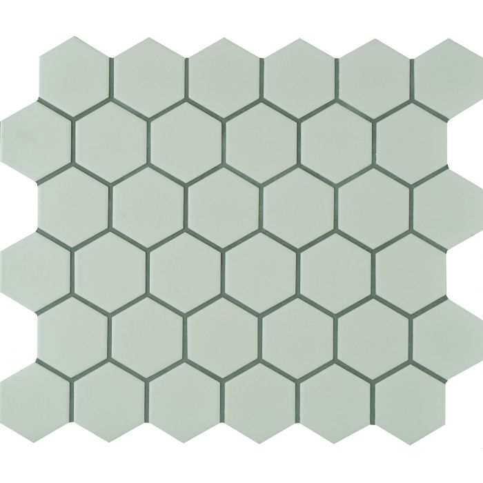 Porcelain Hexagon White