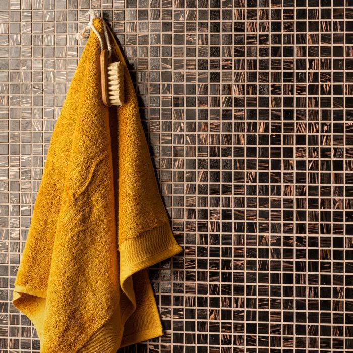 Smokey Ridge Gold Fleck Glass Mosaic 20mm 13/16"